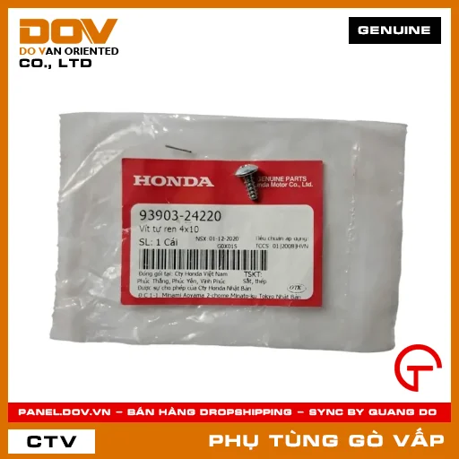 VÍT TỰ REN 4X10 MÃ PHỤ TÙNG 9390324220 — 9390324220