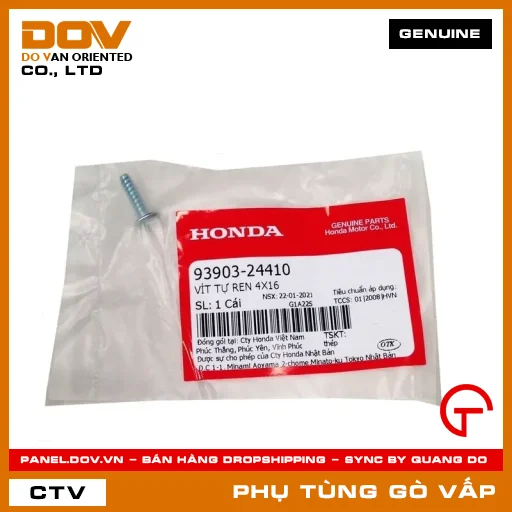VÍT TỰ REN 4X16 MÃ PHỤ TÙNG 9390324410 — 9390324410