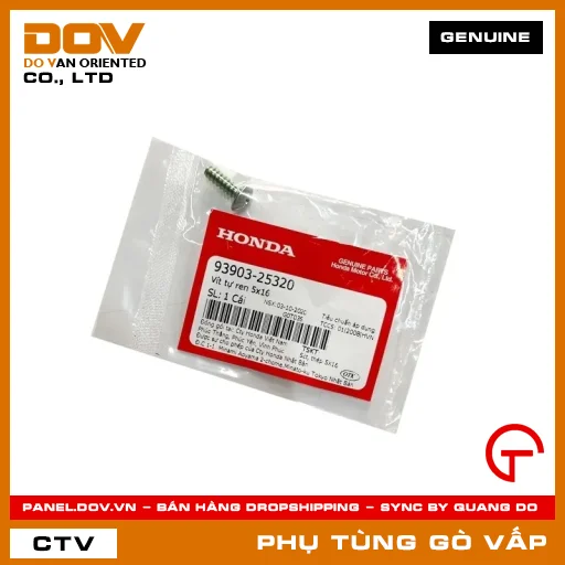 VÍT TỰ REN 5X16 MÃ PHỤ TÙNG 9390325320 — 9390325320