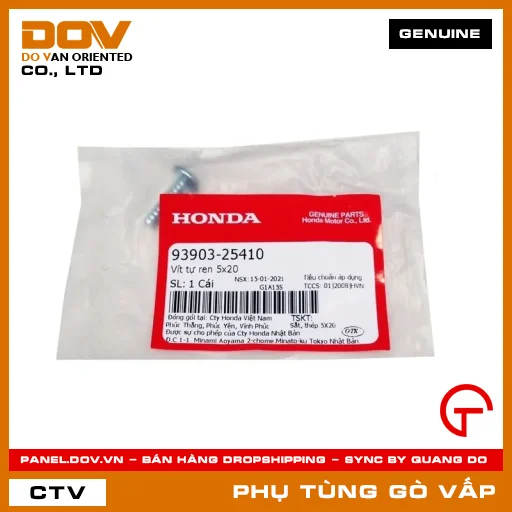 VÍT TỰ REN 5X20 MÃ PHỤ TÙNG 9390325410 — 9390325410