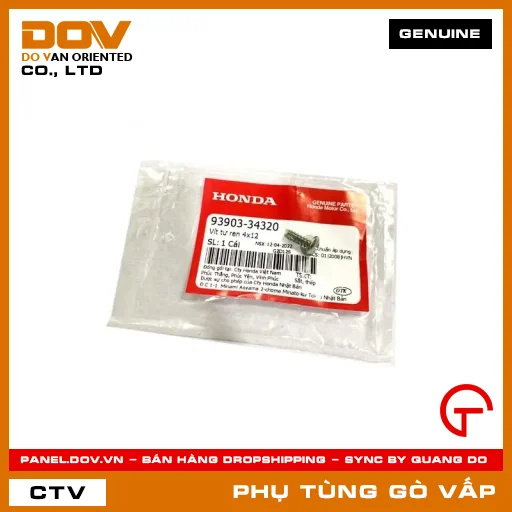 VÍT TỰ REN 4X12 MÃ PHỤ TÙNG 9390334320 — 9390334320
