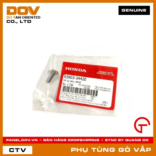 VÍT TỰ REN 4X16 MÃ PHỤ TÙNG 9390334420 — 9390334420