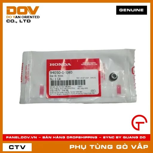 ĐAI ỐC 4MM MÃ PHỤ TÙNG 9405004080 — 9405004080