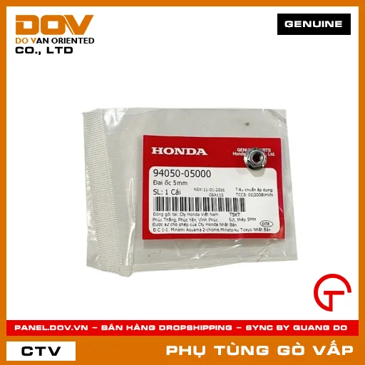 ĐAI ỐC 5MM MÃ PHỤ TÙNG 9405005000 — 9405005000