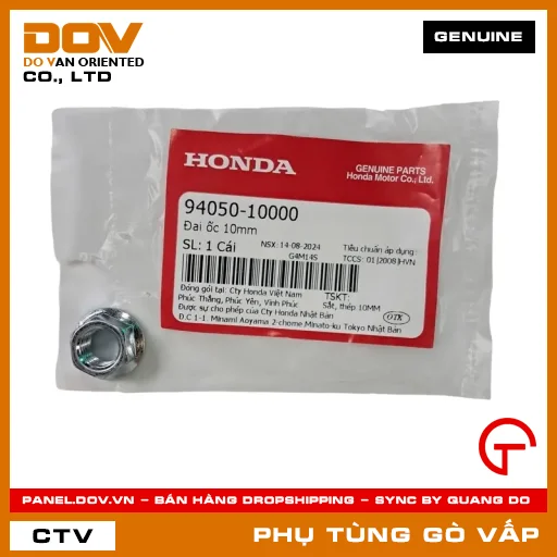 ĐAI ỐC 10MM MÃ PHỤ TÙNG 9405010000 — 9405010000