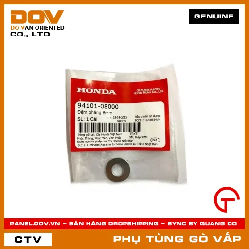ĐỆM PHẲNG 8MM MÃ PHỤ TÙNG 9410108000 — 9410108000