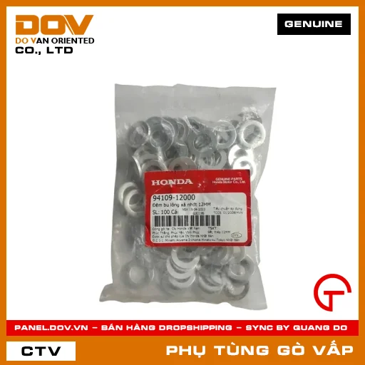 ĐỆM BU LÔNG XẢ NHỚT 12MM MÃ PHỤ TÙNG 9410912000 — 9410912000