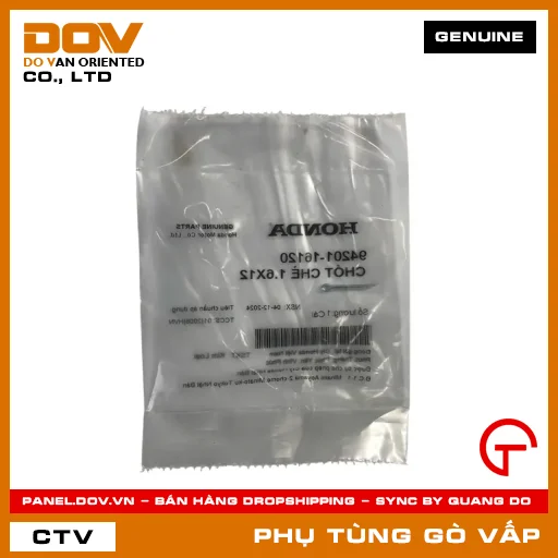 CHỐT CHẺ 1.6X12 MÃ PHỤ TÙNG 9420116120 — 9420116120