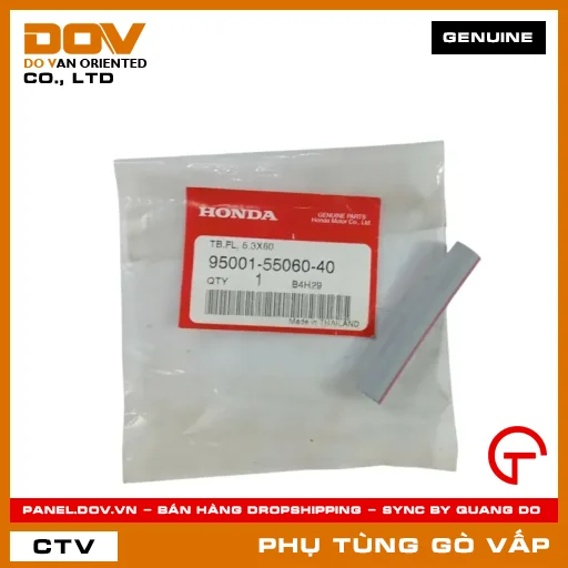 ỐNG CAO SU DẪN XĂNG 5.3X60 MÃ PHỤ TÙNG 950015506040 — 950015506040