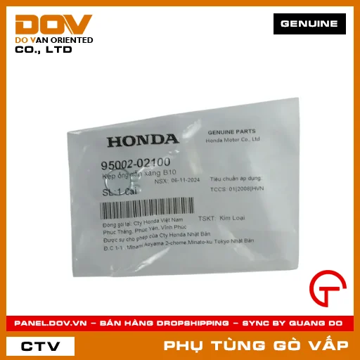 KẸP ỐNG DẪN XĂNG B10 MÃ PHỤ TÙNG 9500202100 — 9500202100