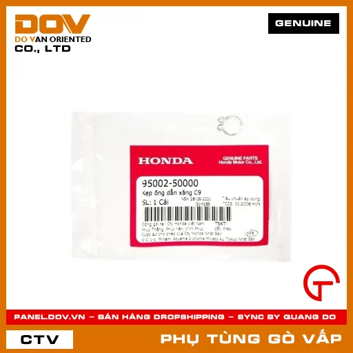 KẸP ỐNG DẪN XĂNG C9 MÃ PHỤ TÙNG 9500250000 — 9500250000