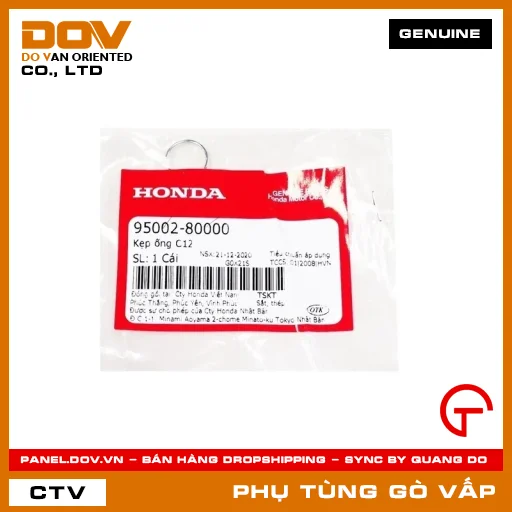 KẸP ỐNG C12 MÃ PHỤ TÙNG 9500280000 — 9500280000