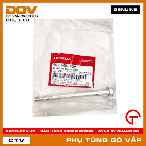 BU LÔNG TREO ĐỘNG CƠ 8X100 MÃ PHỤ TÙNG 953010811008 — 953010811008
