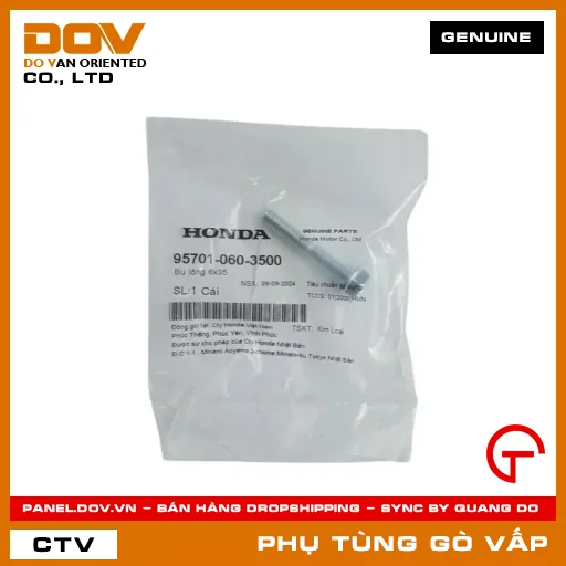 BU LÔNG 6X35 MÃ PHỤ TÙNG 957010603500 — 957010603500