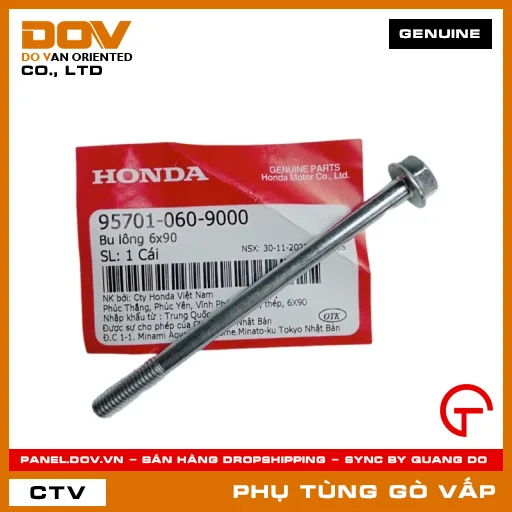 BU LÔNG 6X90 MÃ PHỤ TÙNG 957010609000 — 957010609000