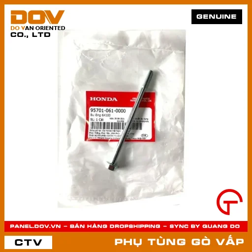 BU LÔNG 6X100 MÃ PHỤ TÙNG 957010610000 — 957010610000