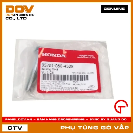 BU LÔNG 8X45 MÃ PHỤ TÙNG 957010804508 — 957010804508