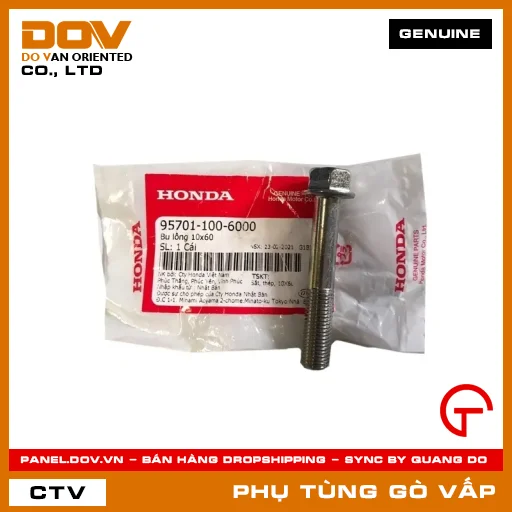 BU LÔNG 10X60 MÃ PHỤ TÙNG 957011006000 — 957011006000