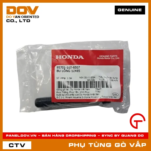 BU LÔNG 10X65 MÃ PHỤ TÙNG 957011006507 — 957011006507