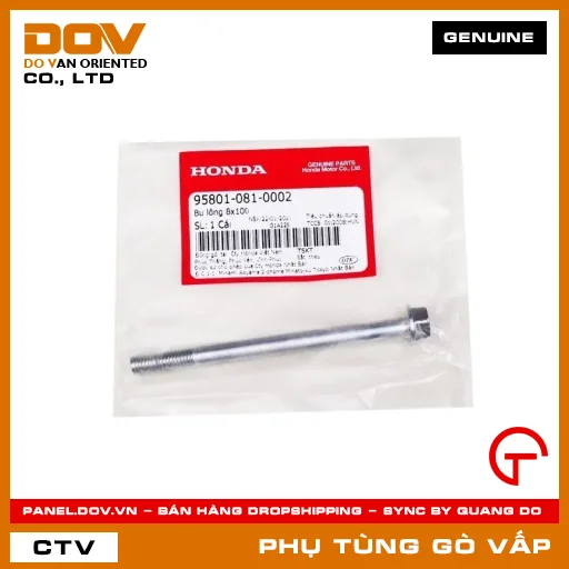 BU LÔNG 8X100 MÃ PHỤ TÙNG 958010810002 — 958010810002