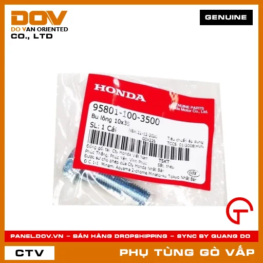 BU LÔNG 10X35 MÃ PHỤ TÙNG 958011003500 — 958011003500