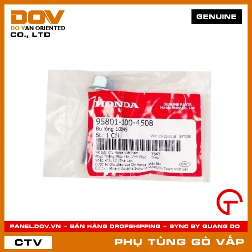 BU LÔNG 10X45 MÃ PHỤ TÙNG 958011004508 — 958011004508