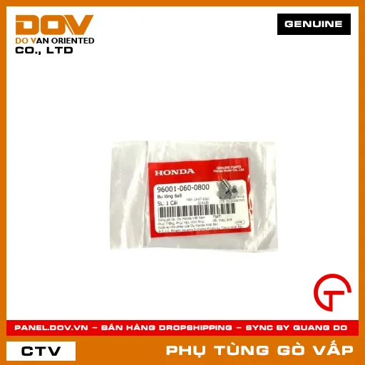 BU LÔNG 6X8 MÃ PHỤ TÙNG 960010600800 — 960010600800