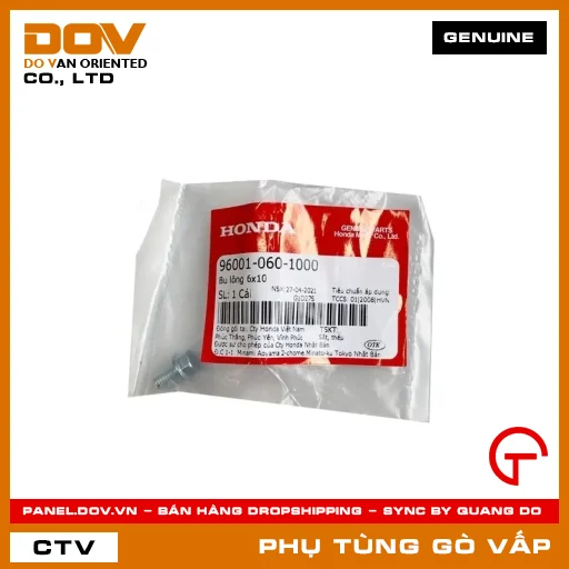 BU LÔNG 6X10 MÃ PHỤ TÙNG 960010601000 — 960010601000