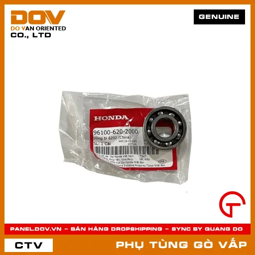 VÒNG BI 6202 MÃ PHỤ TÙNG 961006202000 — 961006202000