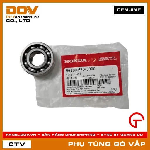VÒNG BI 6203 MÃ PHỤ TÙNG 961006203000 — 961006203000