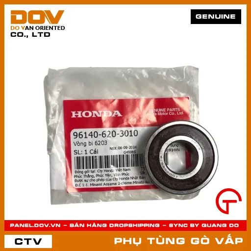 VÒNG BI 6203 MÃ PHỤ TÙNG 961406203010 — 961406203010