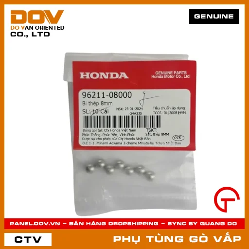 BI THÉP 8MM MÃ PHỤ TÙNG 9621108000 — 9621108000