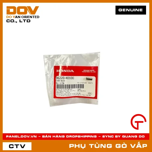 CHỐT 4X10 MÃ PHỤ TÙNG 9622040100 — 9622040100