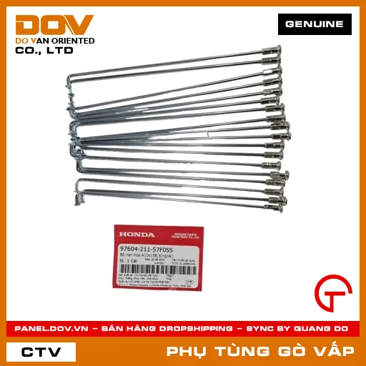BỘ NAN HOA A10X158,5(NGOÀI) MÃ PHỤ TÙNG 9760421157F0SS — 9760421157F0SS