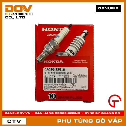 BU GI NGK (CR8EH9)(NGK) MÃ PHỤ TÙNG 9805958916 — 9805958916