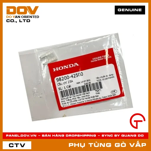 CẦU CHÌ 25A MÃ PHỤ TÙNG 9820042500 — 9820042500