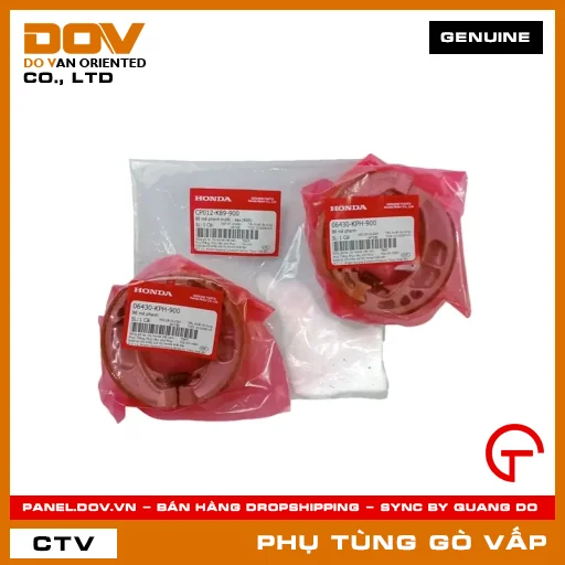 BỘ BỐ THẮNG TRƯỚC - SAU (K89) MÃ PHỤ TÙNG CP012K89900 — CP012K89900