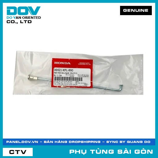 NAN HOA SAU,NGOÀI 10X155.5 | HONDA PARTS CODE 06421KFL890 — 06421KFL890