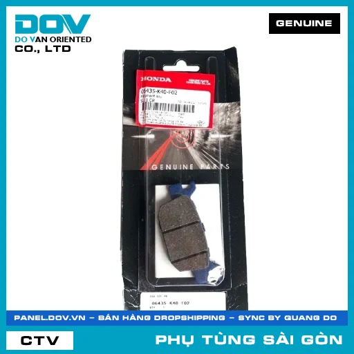 BỐ THẮNG SAU | HONDA PARTS CODE 06435K40F02 — 06435K40F02