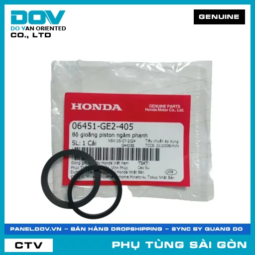 BỘ RON PISTON NGÀM PHANH | HONDA PARTS CODE 06451GE2405 — 06451GE2405