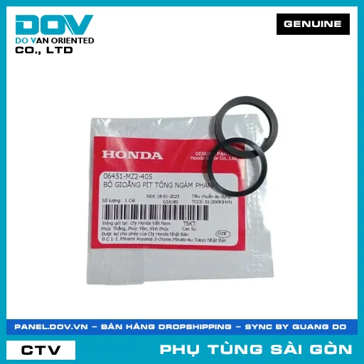 BỘ RON PÍT TÔNG NGÀM PHANH | HONDA PARTS CODE 06451MZ2405 — 06451MZ2405