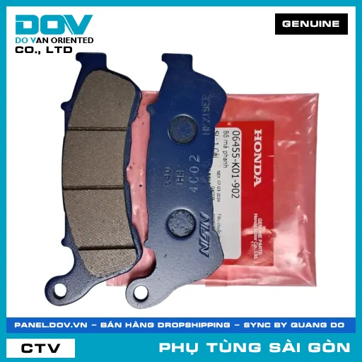 BỘ BỐ THẮNG | HONDA PARTS CODE 06455K01902 — 06455K01902