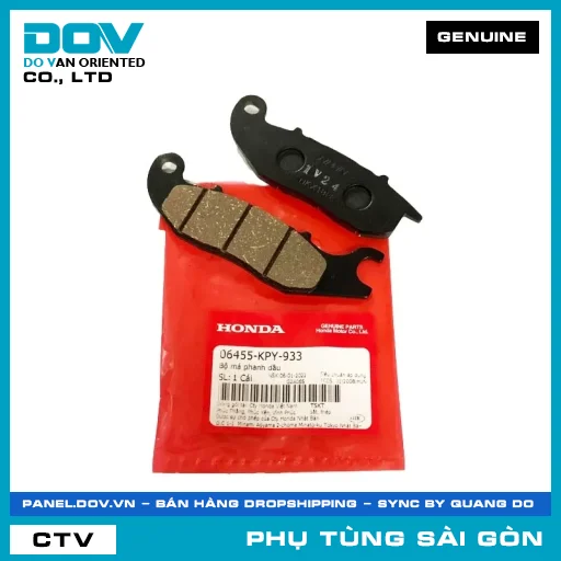 BỘ BỐ THẮNG NHỚT | HONDA PARTS CODE 06455KPY933 — 06455KPY933