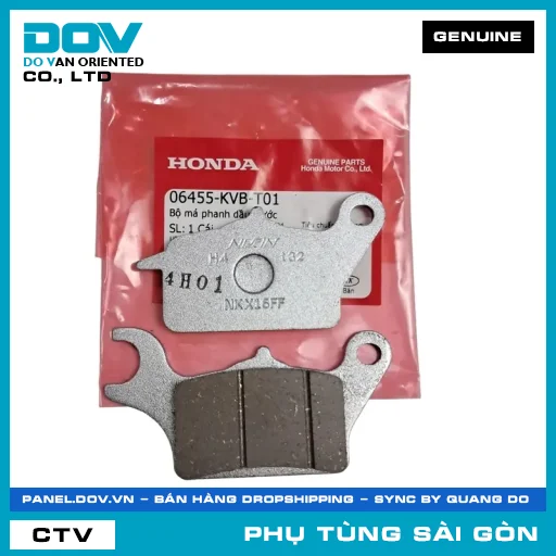 BỘ BỐ THẮNG NHỚT TRƯỚC | HONDA PARTS CODE 06455KVBT01 — 06455KVBT01