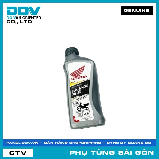 NHỚT SL ĐỘNG CƠ XE SỐ SL-MA 10W-30 0.8L | HONDA PARTS CODE 082322MAK8LV1 — 082322MAK8LV1