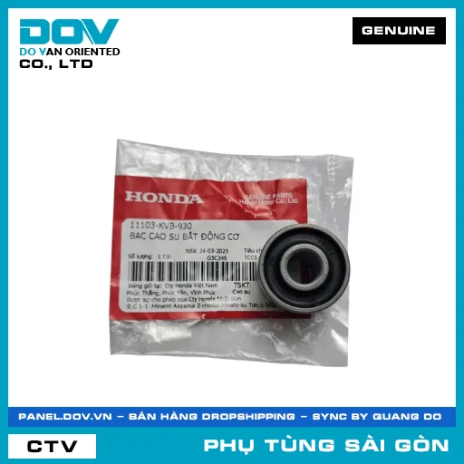 BẠC CAO SU BẮT ĐỘNG CƠ | HONDA PARTS CODE 11103KVB930 — 11103KVB930