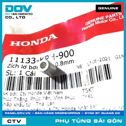 ZÍCH LƠ BƠM NHỚT 0.8MM | HONDA PARTS CODE 11133KPH900 — 11133KPH900