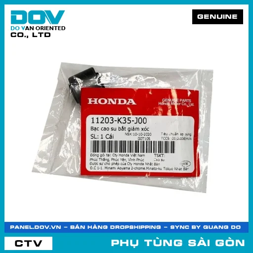 BẠC CAO SU BẮT PHUỘC | HONDA PARTS CODE 11203K35J00 — 11203K35J00