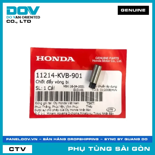 CHỐT ĐẨY VÒNG BI | HONDA PARTS CODE 11214KVB901 — 11214KVB901