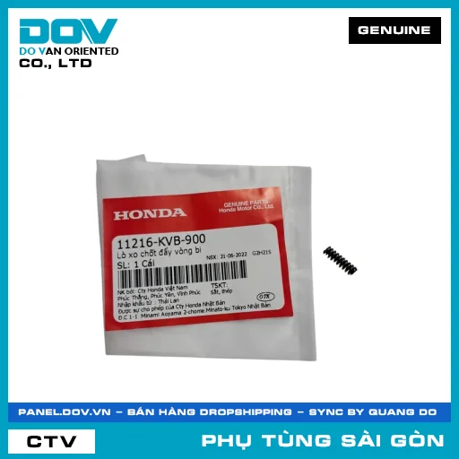 LÒ XO CHỐT ĐẨY VÒNG BI | HONDA PARTS CODE 11216KVB900 — 11216KVB900